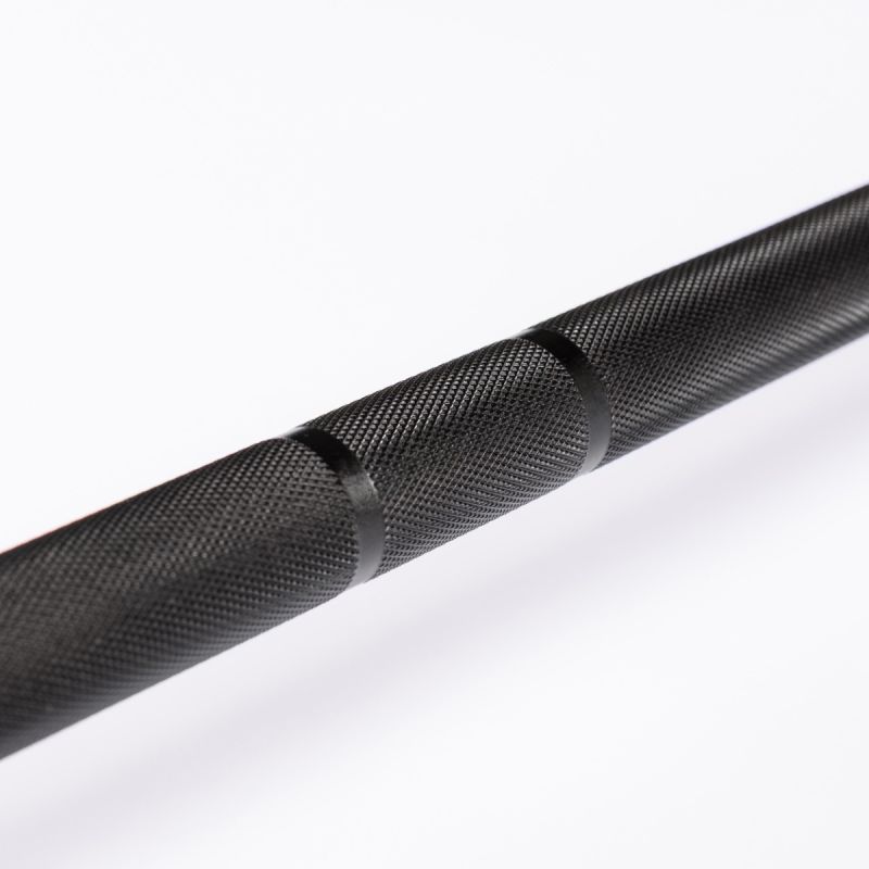 Гриф для штанги олимпийский женский 2010 мм (черный, до 480 кг, замки-пружины) D50 мм PROFI-FIT