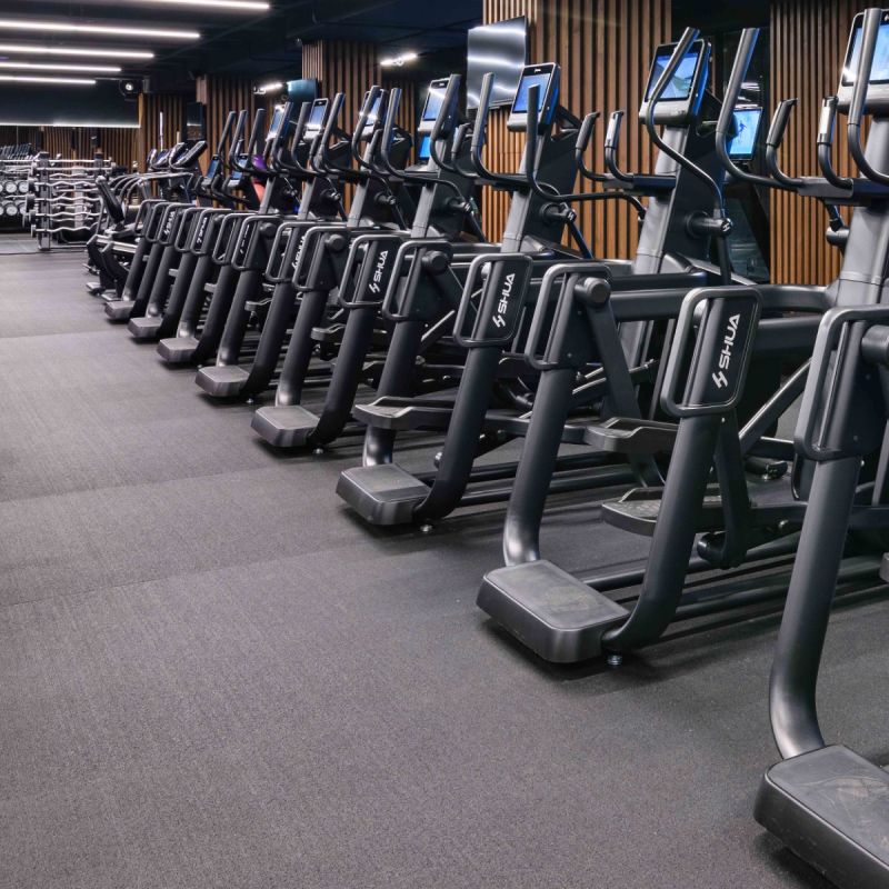 Напольное рулонное резиновое покрытие 6 мм PROFI-FIT