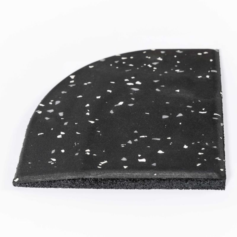Бордюр резиновый угловой (Sport Рlit Premium) 150x150x15 мм PROFI-FIT