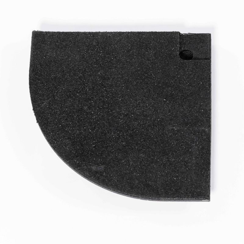 Бордюр резиновый угловой (Sport Рlit Premium) 200x200x20 мм PROFI-FIT