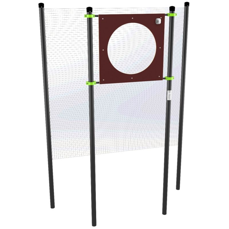 W254 GTO Мишень на стойках круглая (для метания теннисного мяча в цель) D90 см ZAVODSPORTA