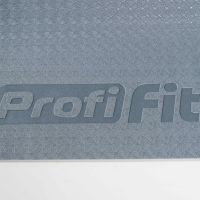 Коврик для йоги и фитнеса БАЗА (графитовый-серый) 5 мм PROFI-FIT