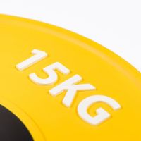 Диск профессиональный обрезиненный HARD цветной D51 мм PROFI-FIT 15 кг