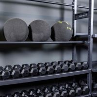 Гантель гексагональная обрезиненная PROFI-FIT 17,5 кг
