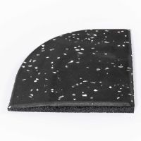 Бордюр резиновый угловой (Sport Рlit Premium) 150x150x15 мм PROFI-FIT