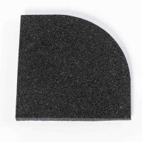 Бордюр резиновый угловой (Sport Рlit Premium) 150x150x15 мм PROFI-FIT