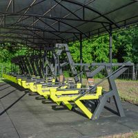F-2801.1 Уличный тренажер Жим вверх с переменной нагрузкой ZAVODSPORTA