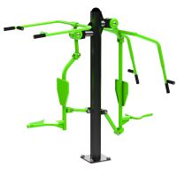 S-1056 Уличный тренажер Тяга Сверху - Жим от груди ZAVODSPORTA