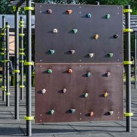 W359 Воркаут Стенка для лазания с зацепами (скалодром) ZAVODSPORTA