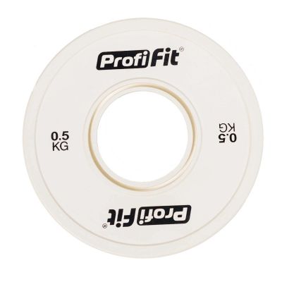 Диск обрезиненный цветной D51 мм PROFI-FIT 0,5 кг