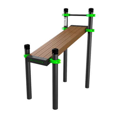 W208 Воркаут Наклонная скамья для упражнений на пресс ZAVODSPORTA