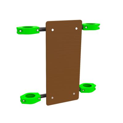 W89 Спинка для пресс брусьев HPL пластик ZAVODSPORTA