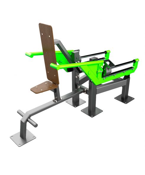 F-2806 Уличный тренажер Трицепс-машина (имитация отжиманий) с переменной нагрузкой ZAVODSPORTA