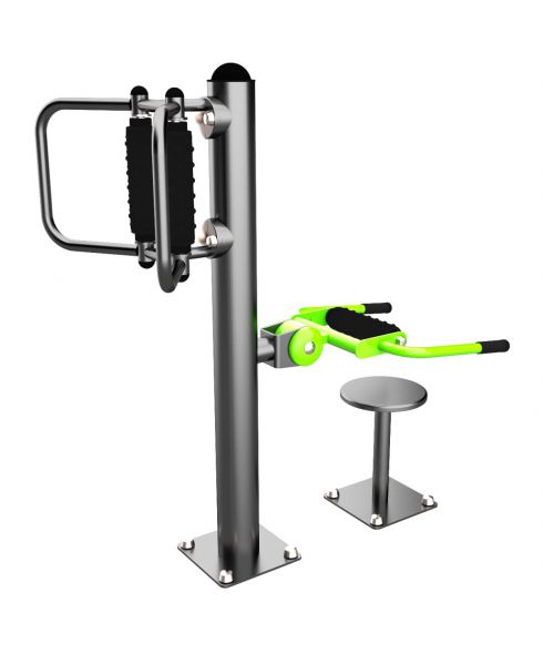 S-1008 Уличный тренажер Массажер спины ZAVODSPORTA